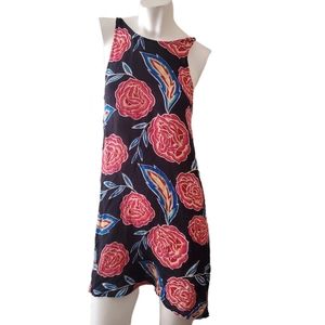 ROXY Hi-Lo mini sundress with roses